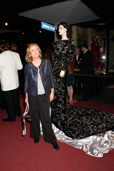 Eve Plumb with Graffiti Gown Photo
