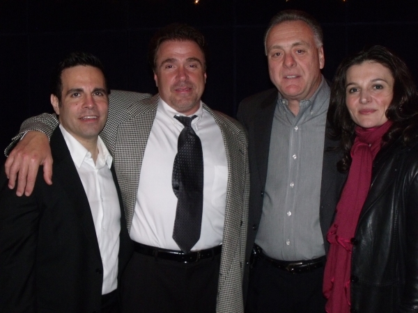 Mario Cantone, Michael Rispoli, Vincent Gogliormello and Antionette LaVecchia Photo