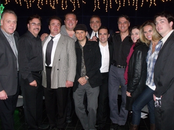 Co-Creator Vincent Gogliormello with cast members Lou Martini Jr., Michael Rispoli, A Photo