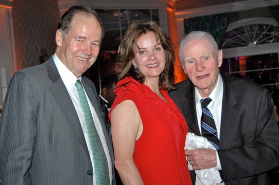 Hon. Thomas H. Kean Jr., Margaret Colin and Hon. Brendan T. Byrne Photo