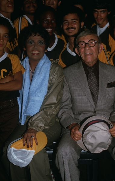 with George Burns in 1981 Photo