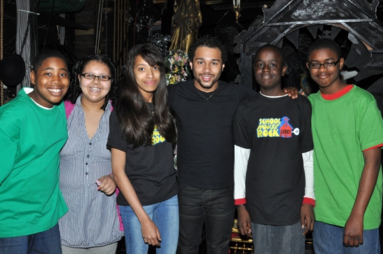 Photo Coverage: NYC Students Make 'Broadway Debut' with Corbin Bleu 