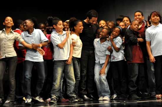 Photo Coverage: NYC Students Make 'Broadway Debut' with Corbin Bleu Image