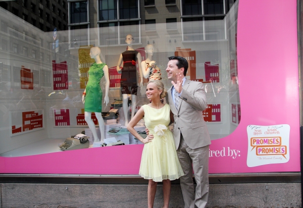 Kristin Chenoweth and Sean Hayes at 