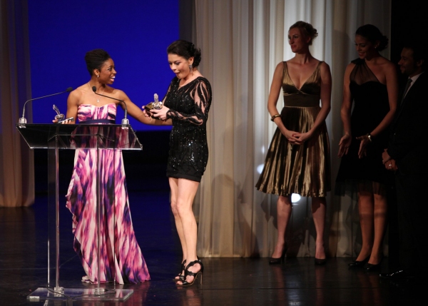 Photo Coverage: Sneak Peek! Montego Glover & Catherine Zeta-Jones at The Drama Desk Awards! Image