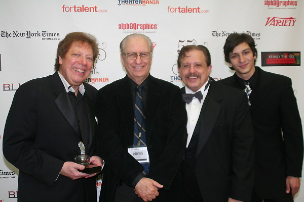 Robert R. Blume, Les Schecter, Ellis Nassour and Ross Blume Photo
