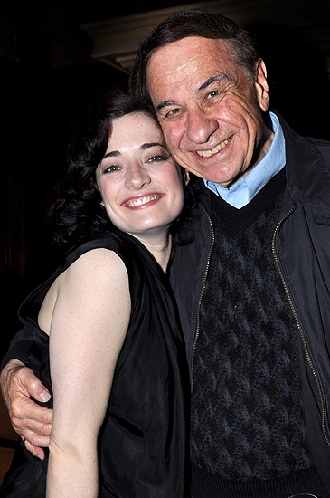 Laura Michelle Kelly and Richard M. Sherman Photo