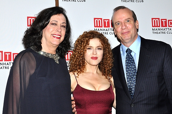 Lynne Meadow, Bernadette Peters & Barry Grove Photo