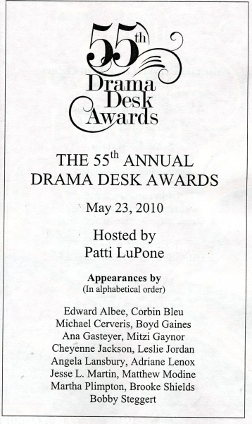 Photo Coverage: 2010 Drama Desk Awards Ceremony - Part 2 Image