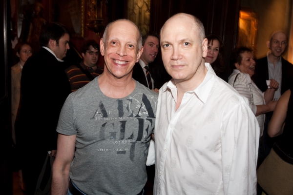 Andy Halliday and Tony nominated playwright Charles Busch Photo