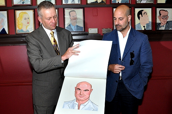 Photo Coverage: Sardi's Honors Stanley Tucci with Caricature Image