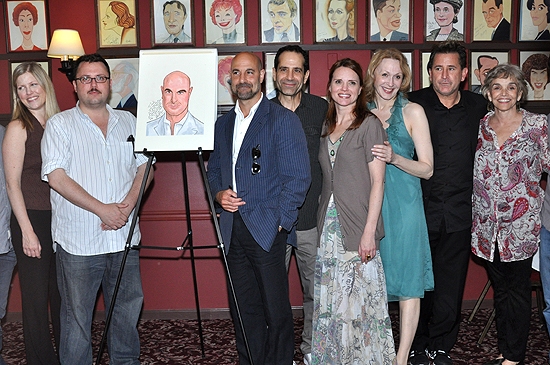 Stanley Tucci and the cast of Lend Me A Tenor Photo