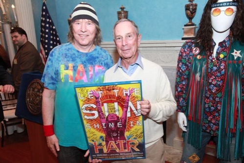 Photo Flash: Bloomberg Honors HAIR at Gracie Mansion Image