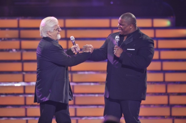 Idol finalist Michael Lynche and Michael McDonald Photo