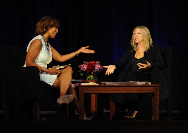 Gayle King and Barbra Streisand Photo