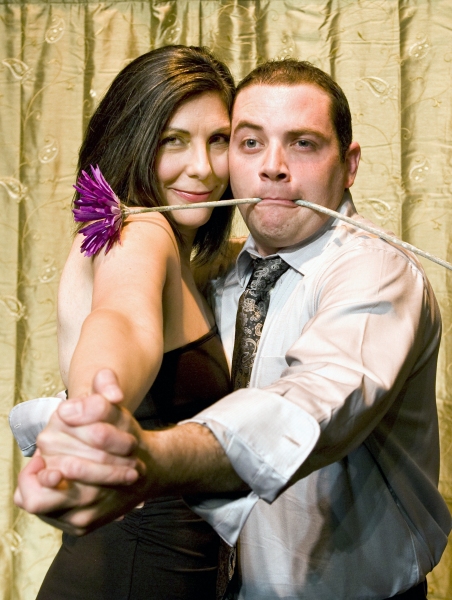 Karen Schaeffer as Suzette and Paul Valleau Photo