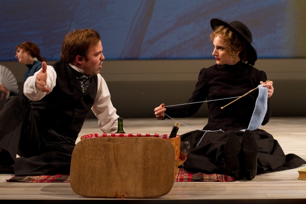 Darren Michael Hengst as Franz and Maggie Lakis as Frieda  Photo