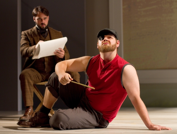 Jeffrey Coon as George (background) and Michael McKinsey as Boatman (foreground) 
 Photo