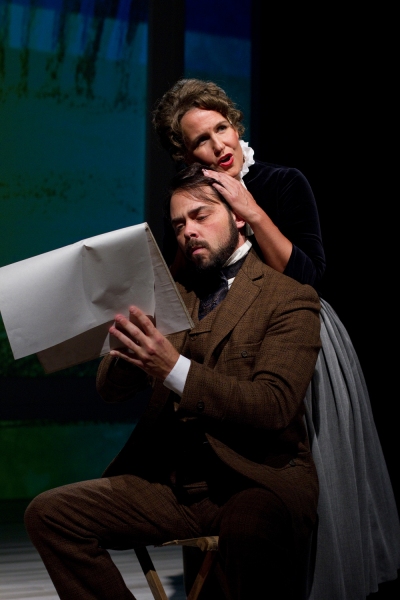 Jeffrey Coon as George and Kristine Fraelich as Dot  Photo