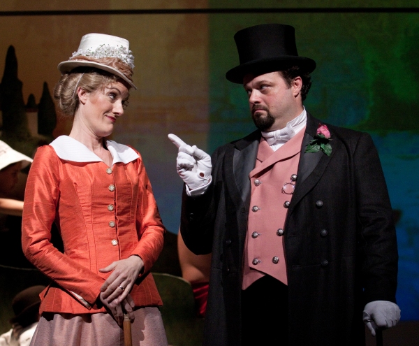 Sarah Dacey-Charles as Yvonne and Scott Greer as Jules  Photo