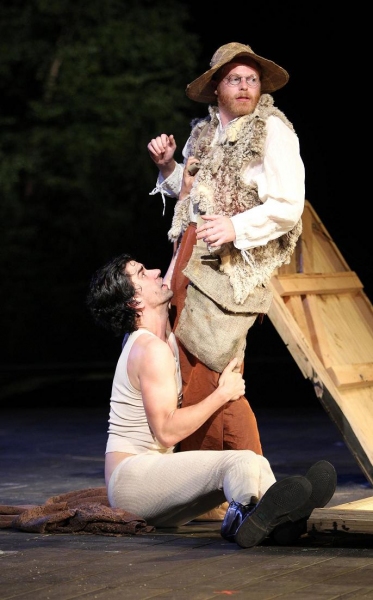 Hamish Linklater and Jesse Tyler Ferguson in The Winter's Tale Photo