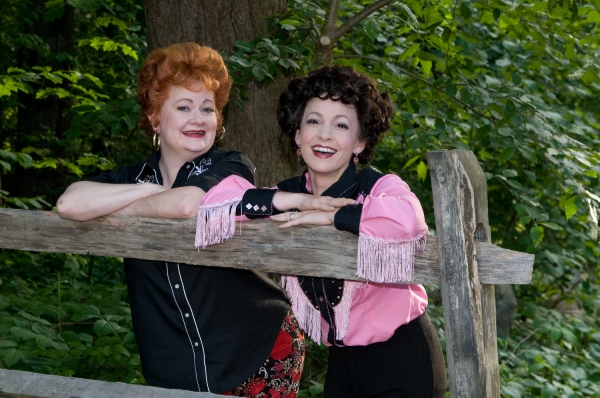 Charis Leos as Louise Seger, Jenny Lee Stern as Patsy Cline Photo