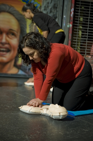 Photo Coverage: HEIGHTS and WEST SIDE Actors Learn CPR Image