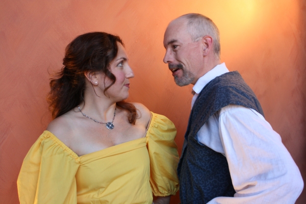  Trish Annese portraying Beatrice and Mark Casey as Benedick Photo
