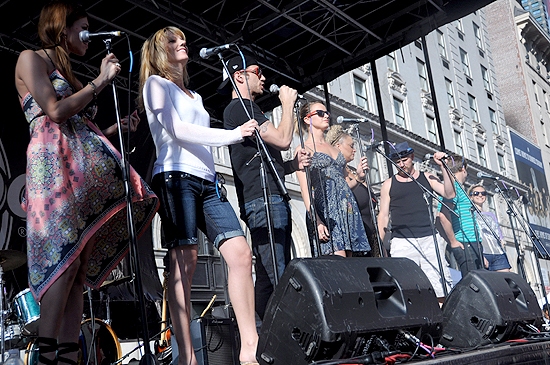 Photo Coverage: ROCK OF AGES Kicks Off Summer at Hard Rock for 'Taste of Times Square' Image