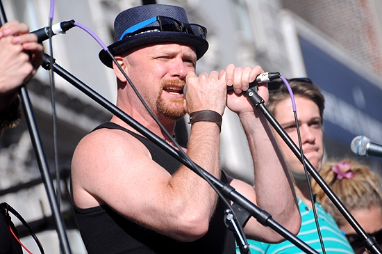 Photo Coverage: ROCK OF AGES Kicks Off Summer at Hard Rock for 'Taste of Times Square' Image