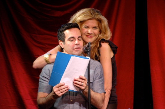 Mario Cantone and Kristen Johnson Photo