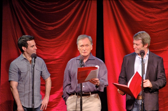 Mario Cantone, Dick Cavett and Matthew Broderick Photo