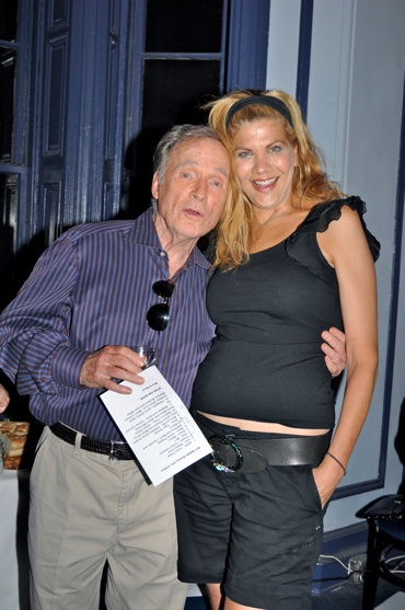 Dick Cavett and Kristen Johnson Photo