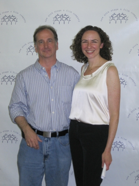Mark Linn-Baker with Artistic Director Johanna Pfaelzer Photo