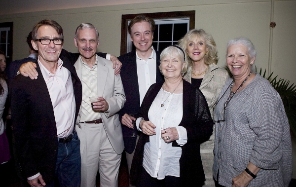 Mark Lamos, Playhouse artistic director; Keir Dullea, host; Mark Shanahan, director;  Photo