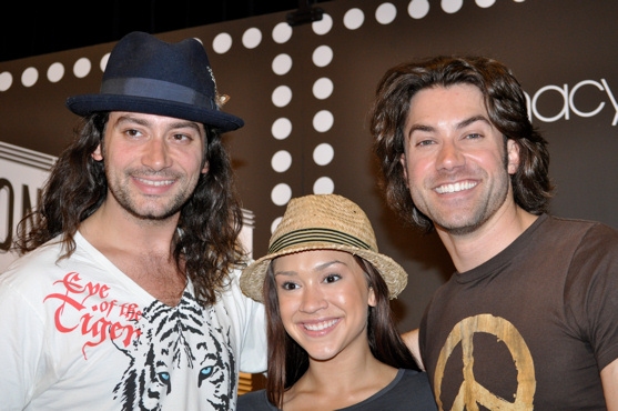 Constantine Maroulis, Diana DeGarmo and Ace Young Photo