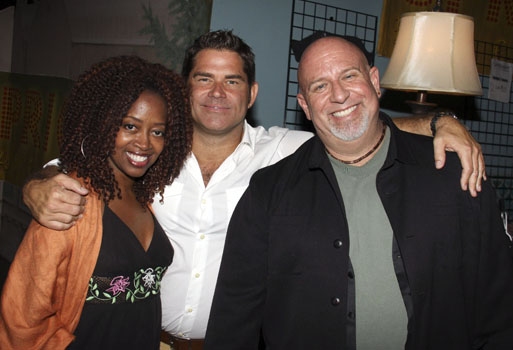 Jennifer Leigh Warren, Matt Zarley and Gerald Sternbach at Upright Cabaret's 'Mighty  Photo
