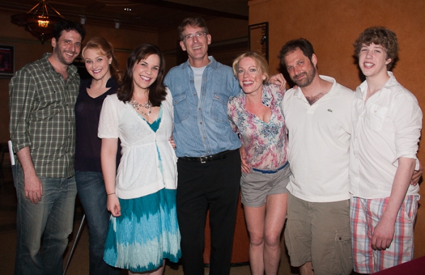 Betsy Wolfe, Lindsay Mendez, Dick Scanlan, Sherie Rene Scott, and Eamon Foley with Sh Photo