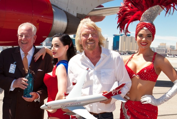 Photo Coverage: Dita Von Teese Unveils New Las Vegas Virgin Atlantic Plane Image