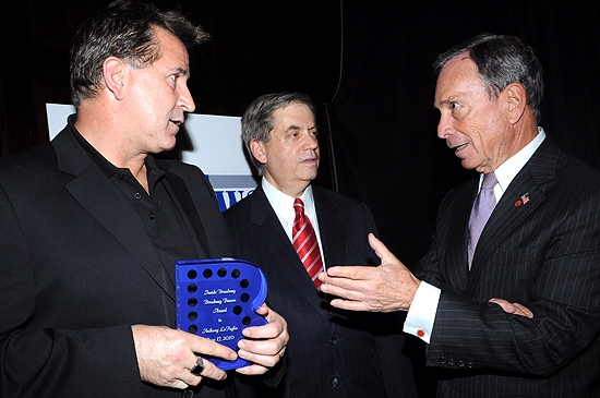 Anthony LaPaglia, Michael Presser & Mayor Michael Bloomberg Photo