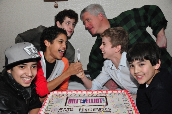 Dayton Tavares, Liam Redhead, Trent Kowalik, Gregory Jbara, Michael Dameski, Alex Ko Photo