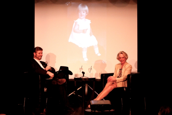Host B. Harlan Boll with Tippi Hedren discuss childhood Photo
