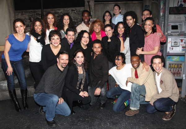Corbin Bleu with the cast of IN THE HEIGHTS!
 Photo