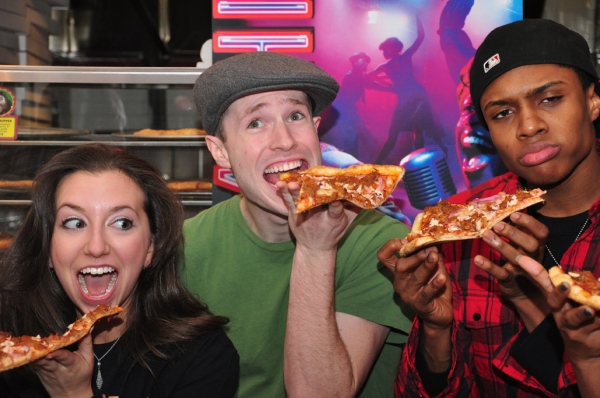 Photo Coverage: 'A Slice of Broadway' Honors MEMPHIS with 'Huey's Bad Boy' Pizza Image