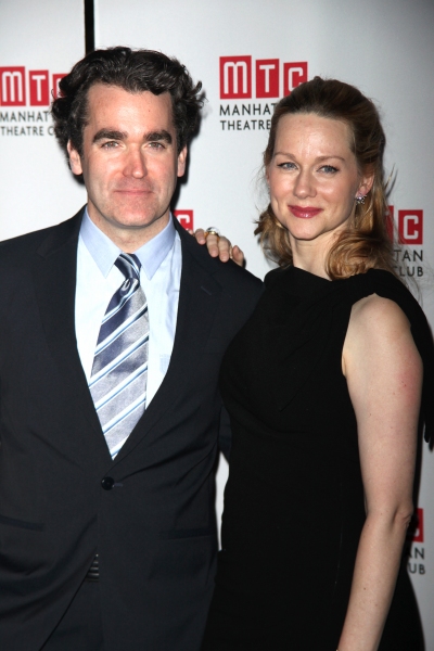 Brian d'Arcy James and Laura Linney Photo