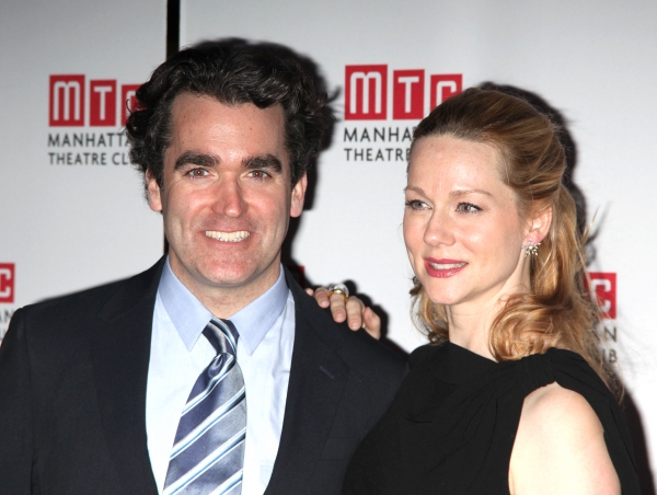 Brian d'Arcy James and Laura Linney Photo