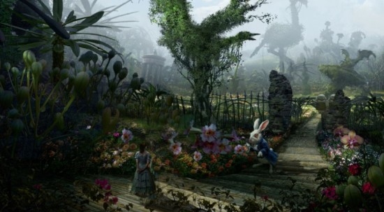 Photo Flash: Depp, Hathaway, Lucas & More in Burton's 'Alice in Wonderland' Image