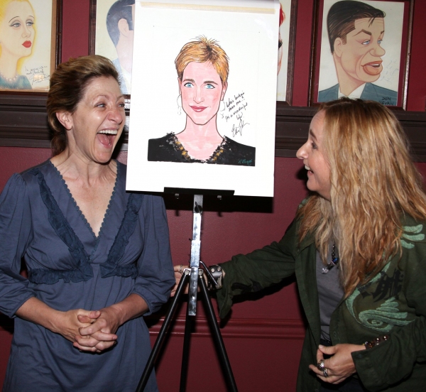 Photo Coverage: Edie Falco Receives Sardi's Caricature Image