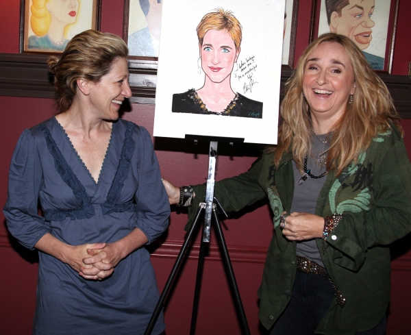 Photo Coverage: Edie Falco Receives Sardi's Caricature Image