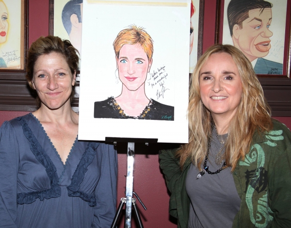 Photo Coverage: Edie Falco Receives Sardi's Caricature Image